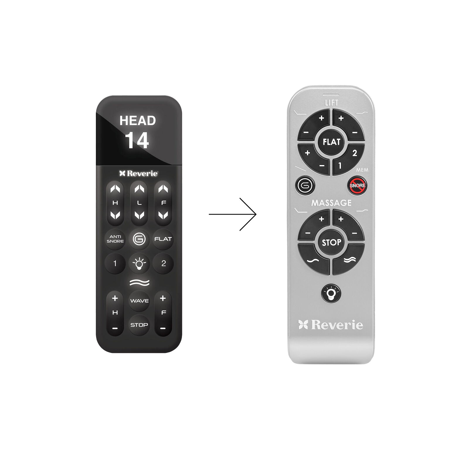 Remote Reverie Reverie R550L™/9T™ Replacement Remote – Reverie Sleep