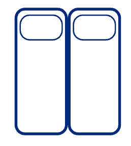 Outline of split king mattress drawing