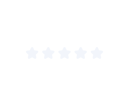 Five white stars on a white background